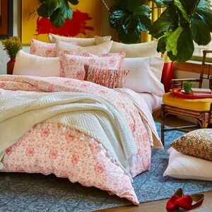 JOHN ROBSHAW Poseti Lotus Organic King Size Sheet Set